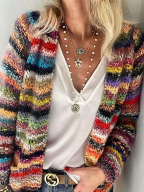 Casaco Fino de Malha Cardigan